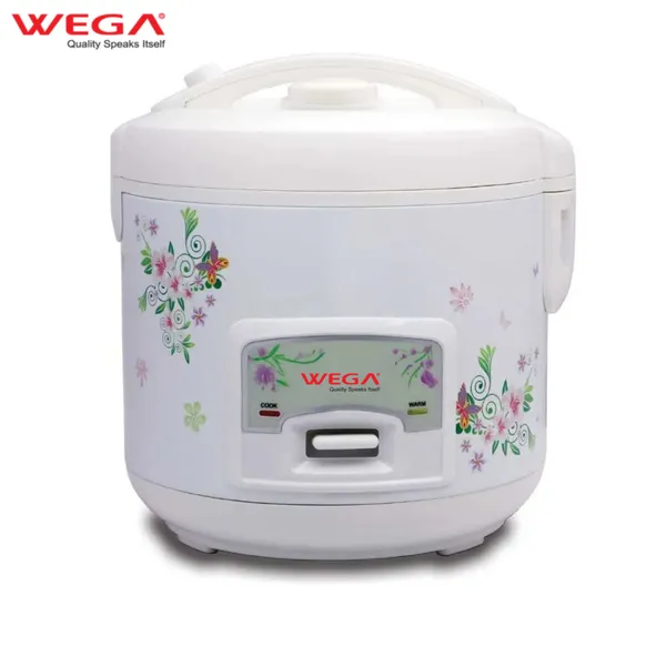 Wega Deluxe 2.2 Electric Rice Cooker 2.2 Liter (White)